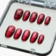 Red Sapphire Press On Nails