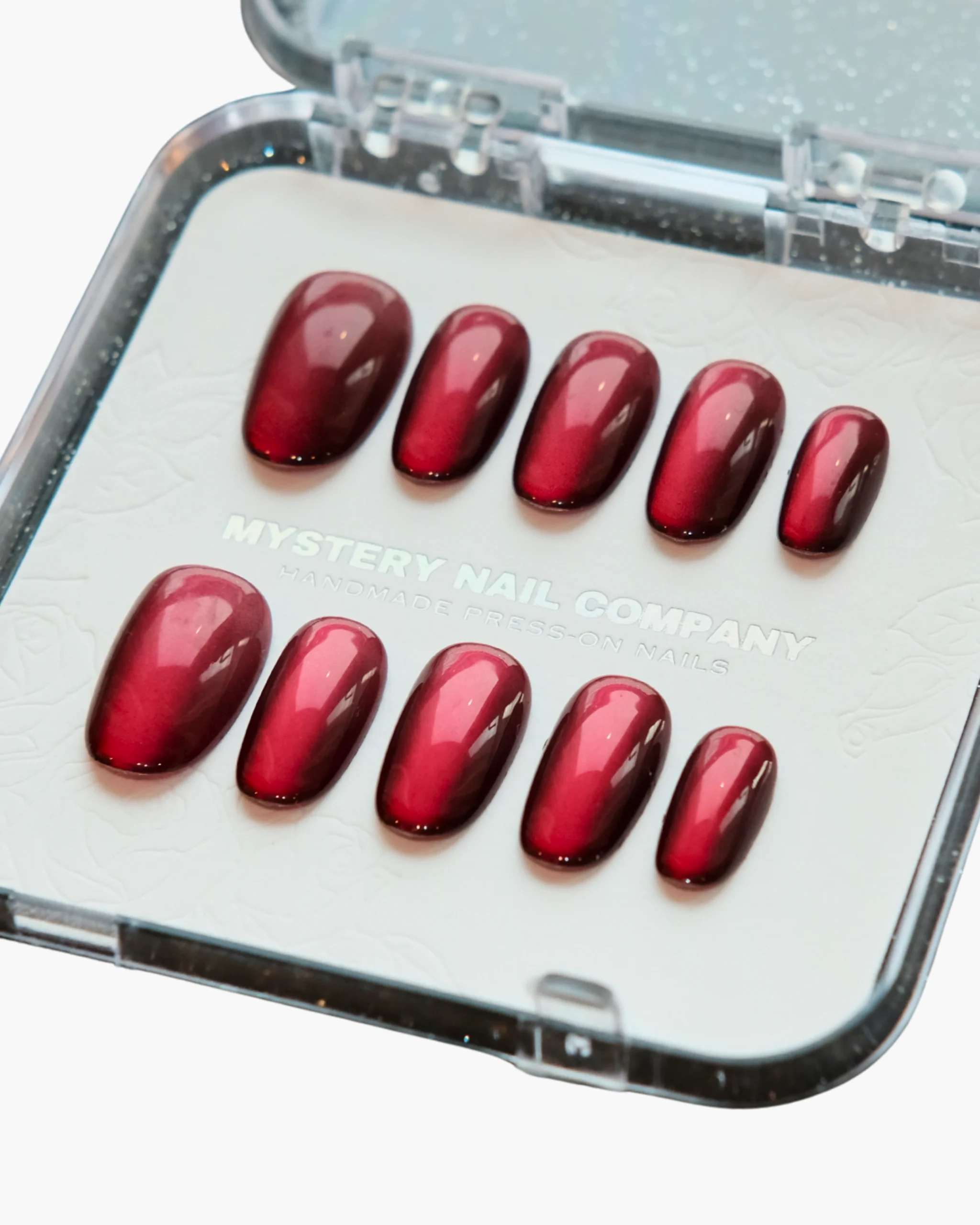 Red Sapphire Press On Nails
