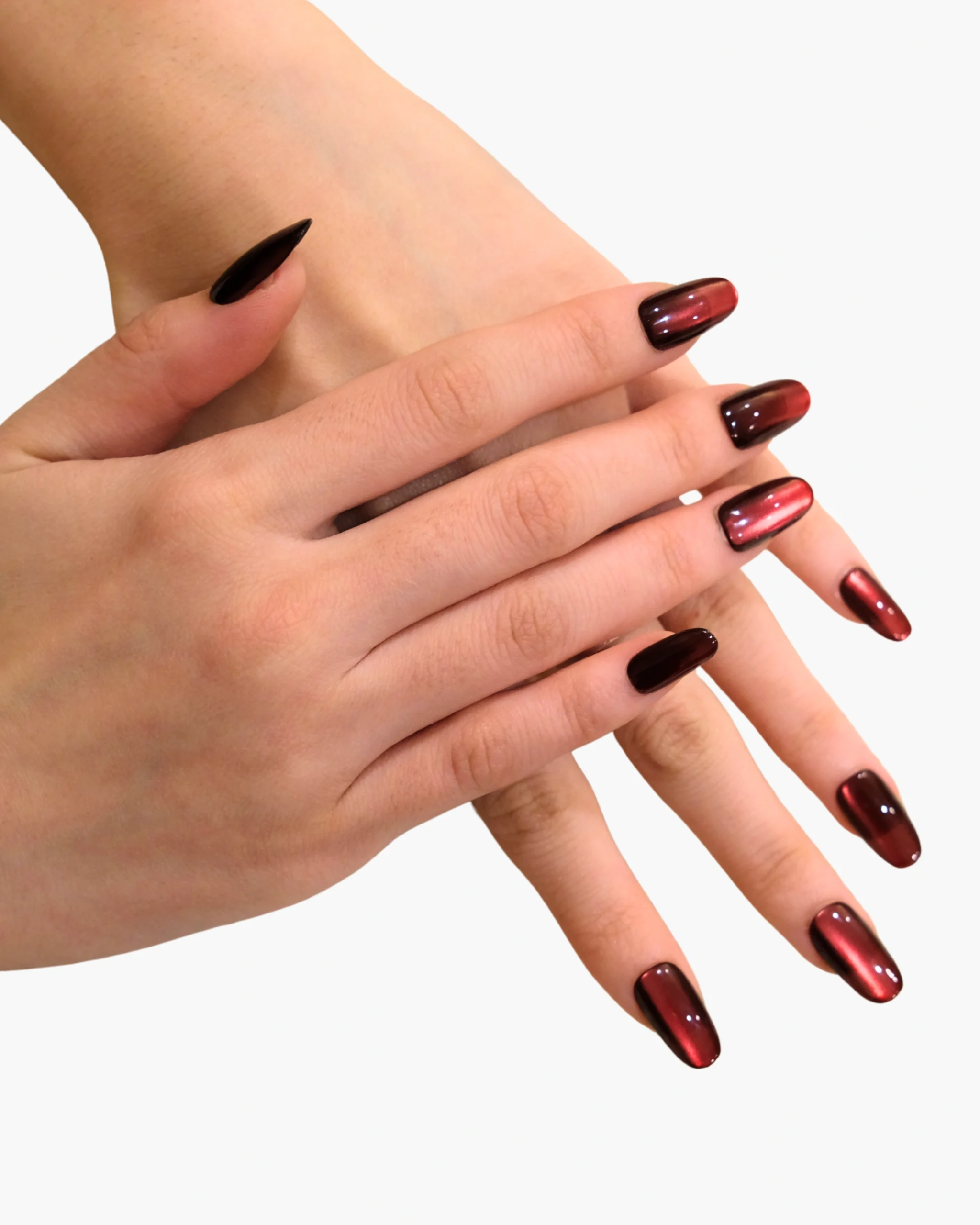 Red Sapphire Press On Nails