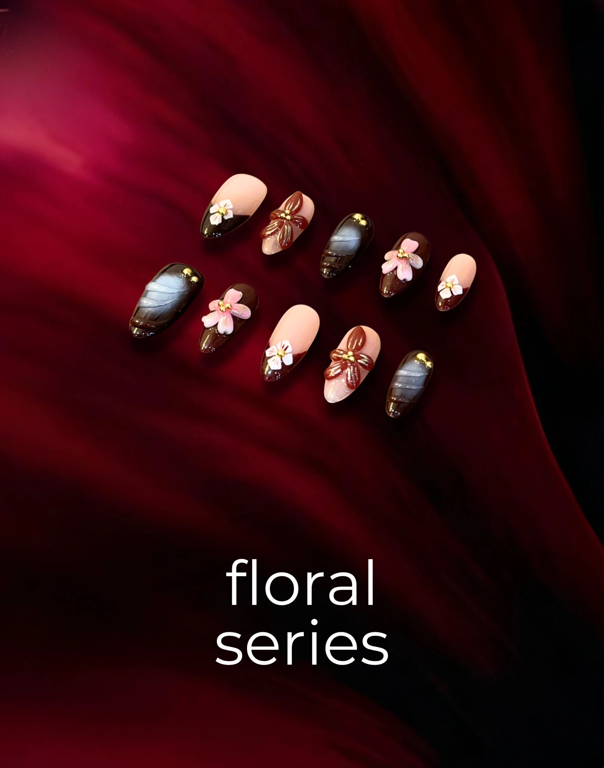 Floral Series Press On Nails